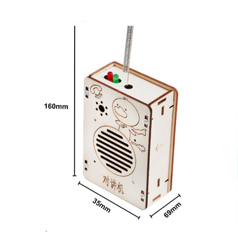 Walkie Talkie DIY Puzzle Pack STEM Toy | Science Education Set with Robotic Project | Perfect for Rbt School