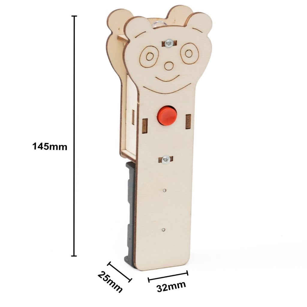 Homemade Flashlight DIY Puzzle Pack STEM Toy | Science Education Set with Robotic Project | Perfect for Rbt School