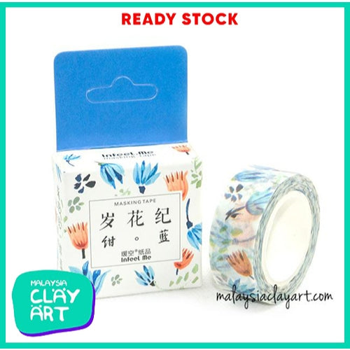 Japanese Washi Paper Masking Tape Kamoi Paper Masking Tape for Journal, Scrapbook and Decoration.