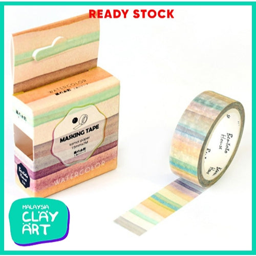Japanese Washi Paper Masking Tape Kamoi Paper Masking Tape for Journal, Scrapbook and Decoration.