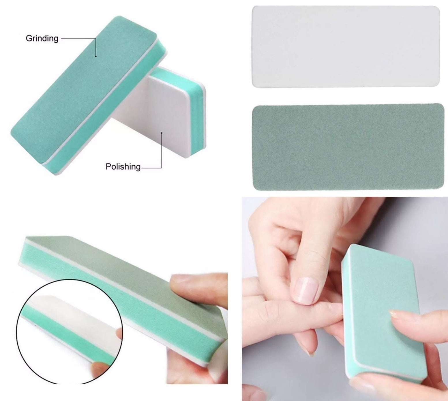 1 x AB Resin Polishing Stick File Block Buffer