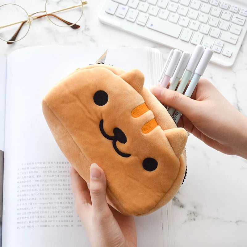 Cat Meow Fluffy Kucing Pencil Box Funny Cute Gift