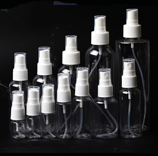 Clear Transparent Fine Mist Spray Bottle Sanitizer Portable Travel Bottle 10ML 50ML 100ML