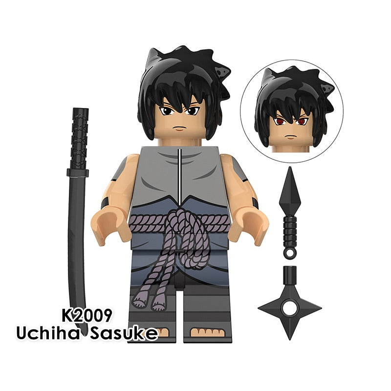 Naruto Series Lego Minifigures Uchiha Sasuke Hyuga Hinata Building Blocks Toys KDL802