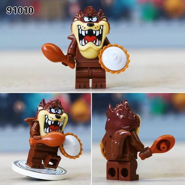 Disney Anime Bricks Mini Figures Building Blocks Cartoon Petunia Porky Pig Tasmanian Devil Mini Looney Tunes