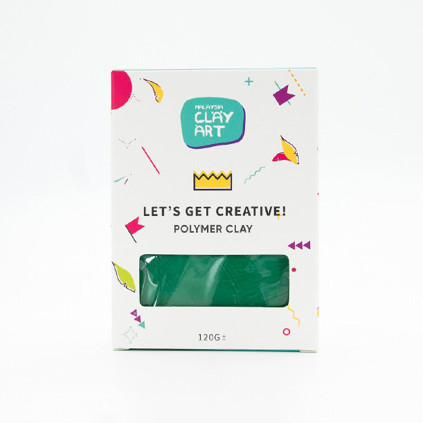 Polymer Clay 120g Malaysia Clay Art Oven Baking Clay For Earring Jewelry Miniature Keychain Tanah Liat 烘烤陶泥