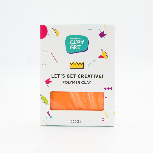 Polymer Clay 120g Malaysia Clay Art Oven Baking Clay For Earring Jewelry Miniature Keychain Tanah Liat 烘烤陶泥