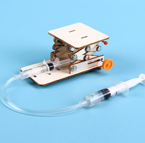 Hydraulic Lifting DIY Puzzle Pack STEM Toy | Science Education Set with Robotic Project | Rbt School Project