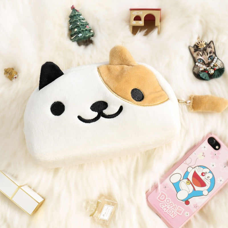 Cat Meow Fluffy Kucing Pencil Box Funny Cute Gift