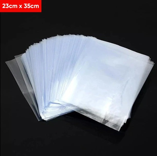 Shoe Heat Shrink Wrap Pembalut Plastic Wrap Untuk kasut 25cm 35cm 30cm wrap roll and bag