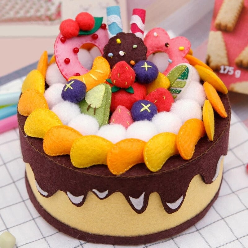 Fabric art craft Cake DIY Project Kit