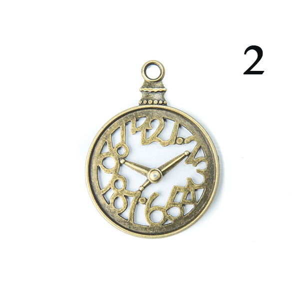 1 x Clock Vintage Zakka Charm