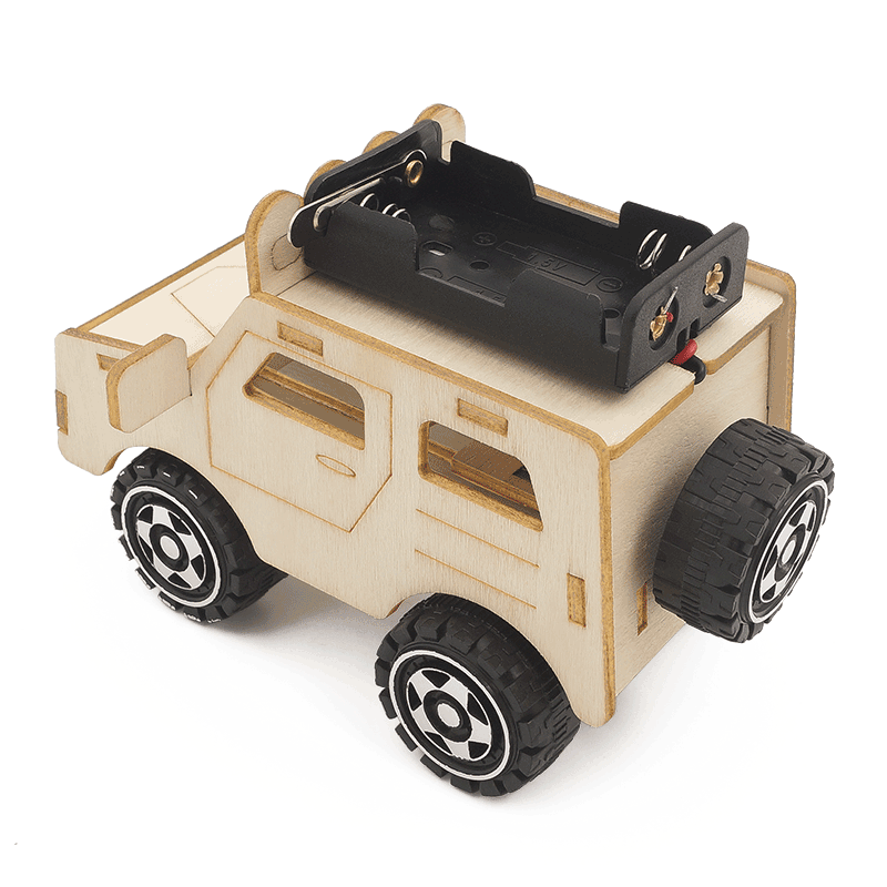 Jeep DIY Puzzle Pack STEM Toy | Science Education Set with Robotic Project | Rbt School Projects
