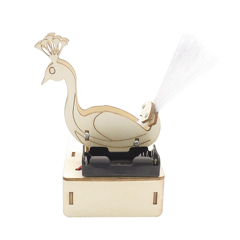 Peacock DIY Puzzle Pack STEM Toy | Science Education Set with Robotic Project | Perfect for Rbt School Project