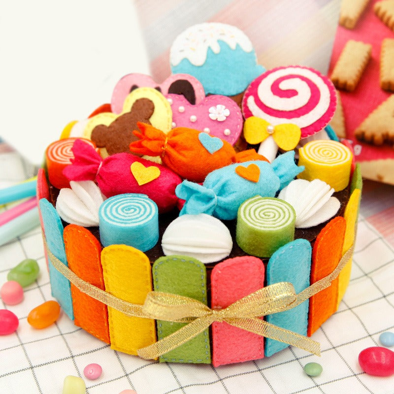 Fabric art craft Cake DIY Project Kit
