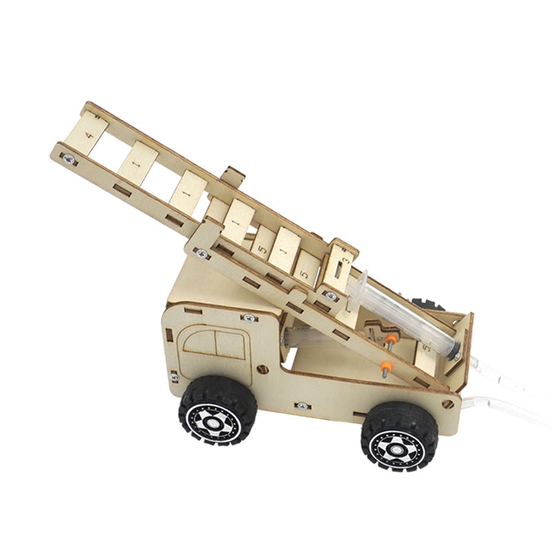 Hydraulic Fire Truck DIY Puzzle Pack STEM Toy | Science Education Set with Robotic Project | Perfect for Rbt School Project