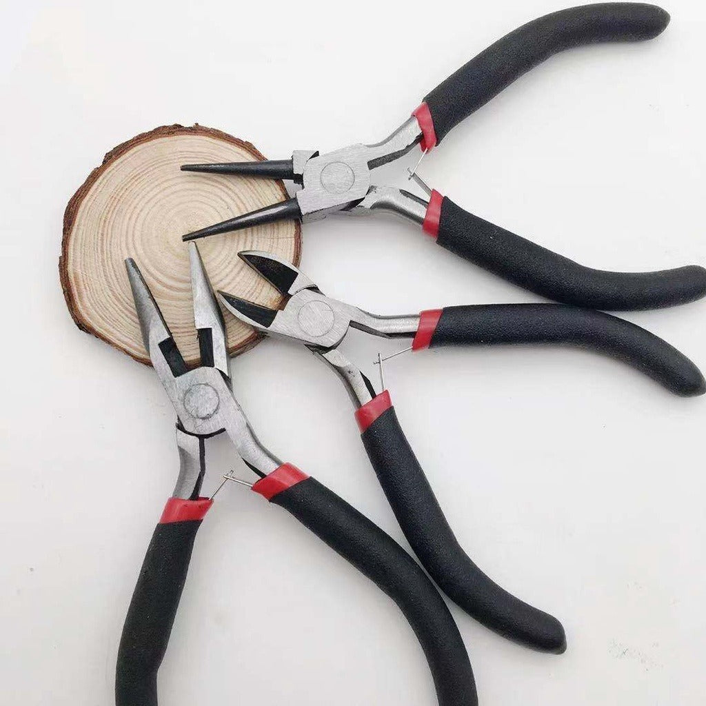 Mini Pliers Tool Kit for DIY Jewelry Making, Beading, Art and craft, hand craft, kraft tangan