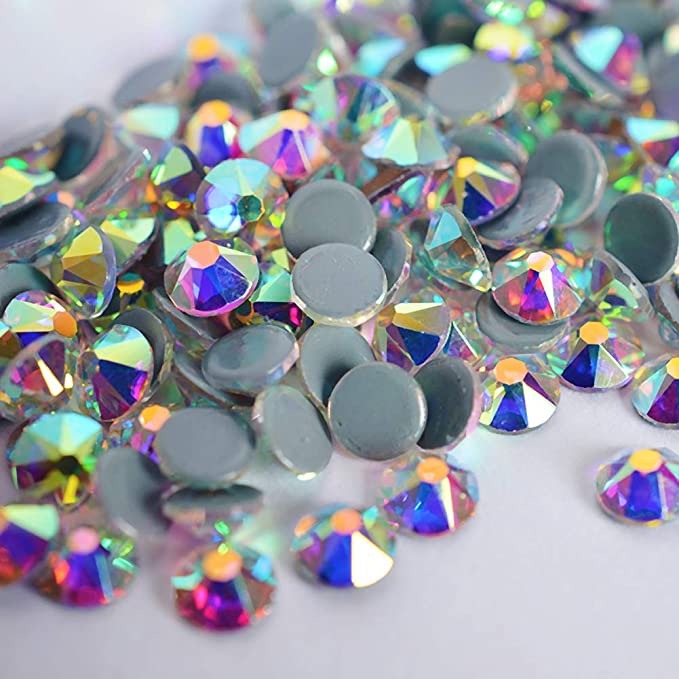 DIY Faux Pearl Rhinestones Crystal Beads Accessories Mix Sizes Pack