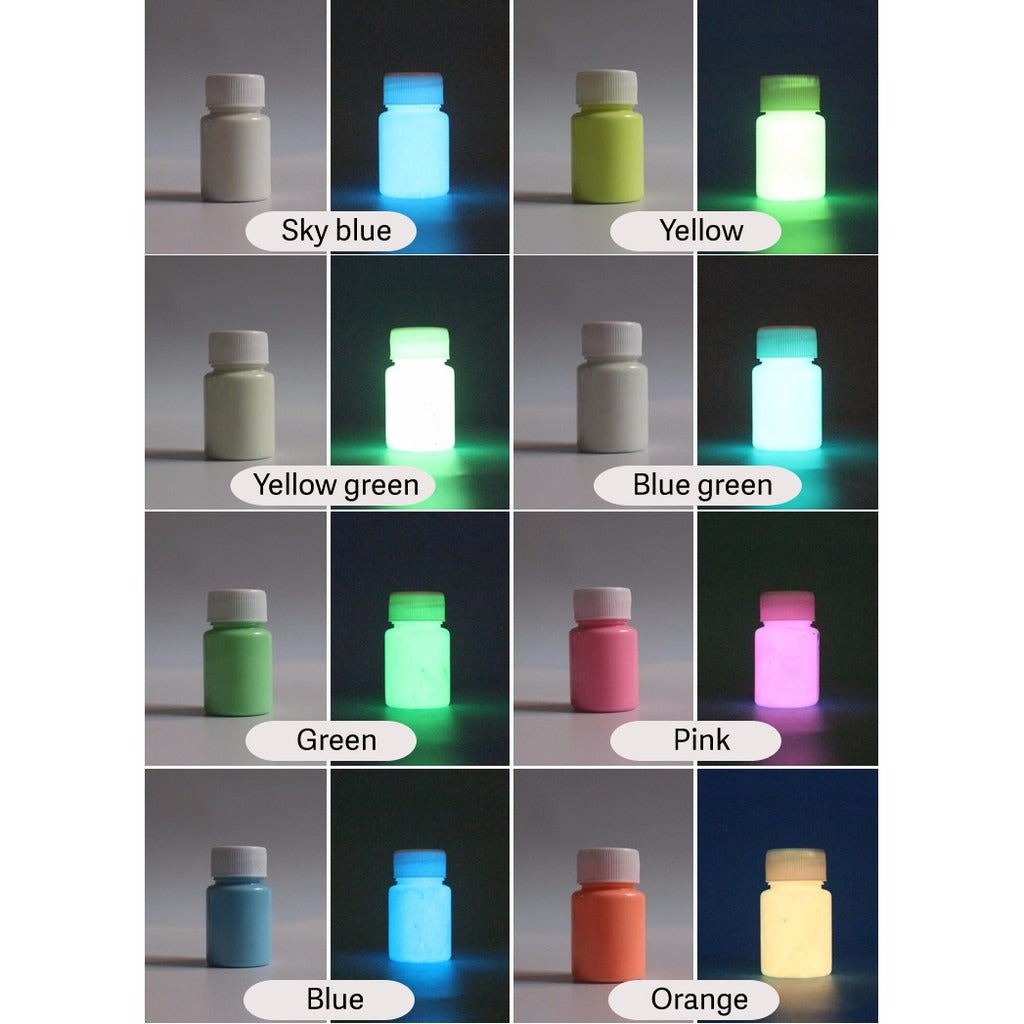 Glow In Dark Paint Suitable for Shirt, Skin and Wall