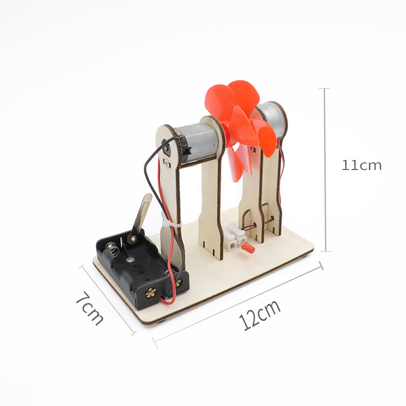 Wind Power DIY Puzzle Pack STEM Toy | Science Education Set with Robotic Project | Perfect for Rbt School Project