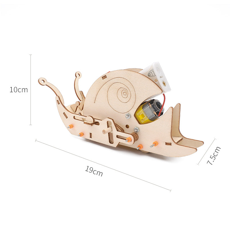Snail DIY Puzzle Pack STEM Toy | Science Education Set with Robotic Project | Rbt School Projects
