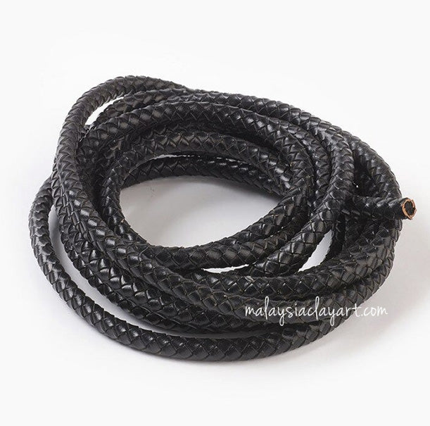 Braided Leather Cord 1 Meter Bracelet Necklace