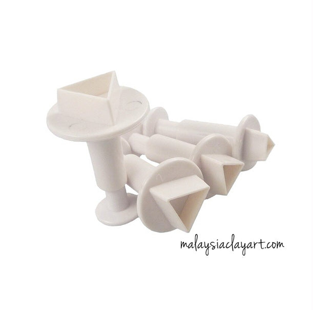 Triangle Shape Plunger Cutter - Set of 4