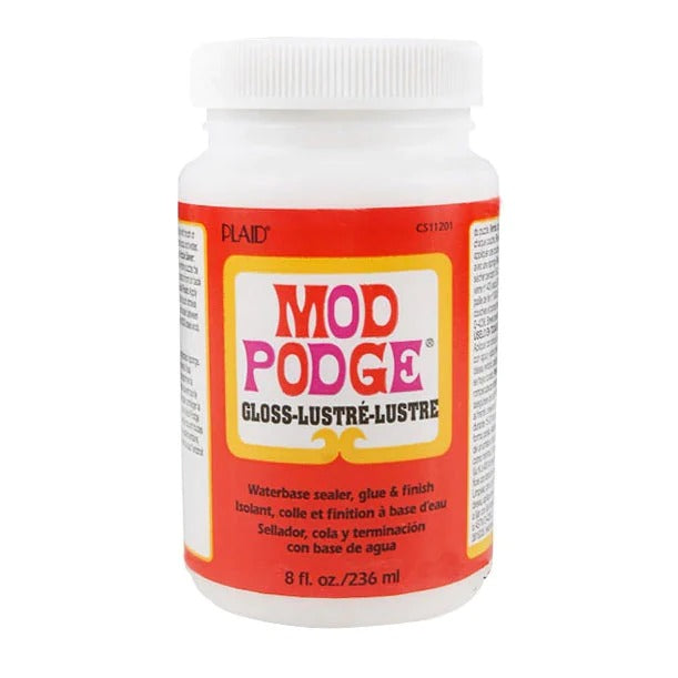Glue Varnish/Mod Podge Gloss And Matte Waterbase Sealer, Glue and Finish