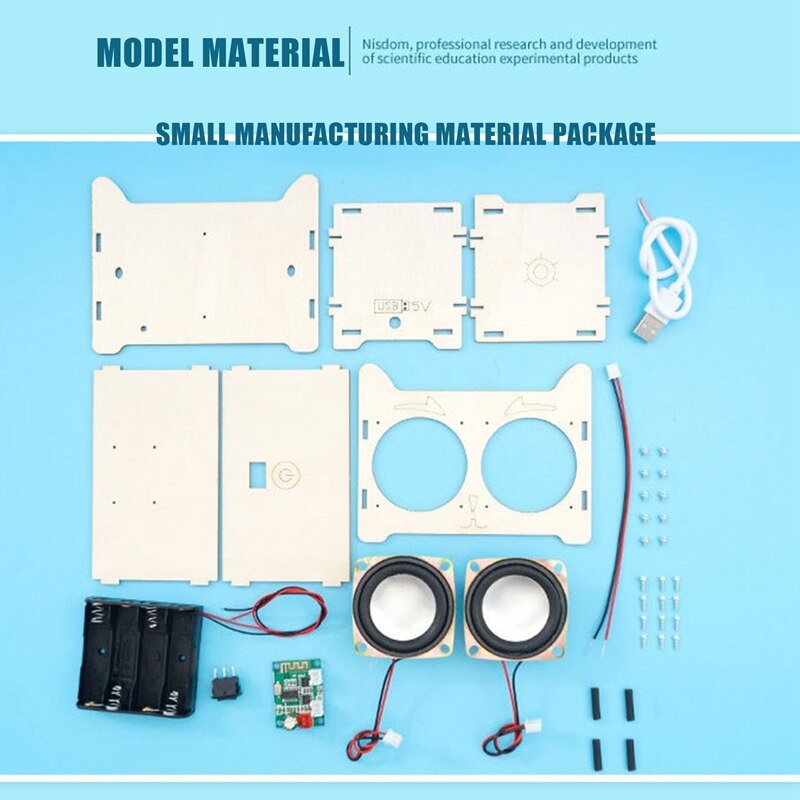 Bluetooth Speaker 2 DIY Puzzle Pack STEM Toy | Science Education Set with Robotic Project | Perfect for Rbt School