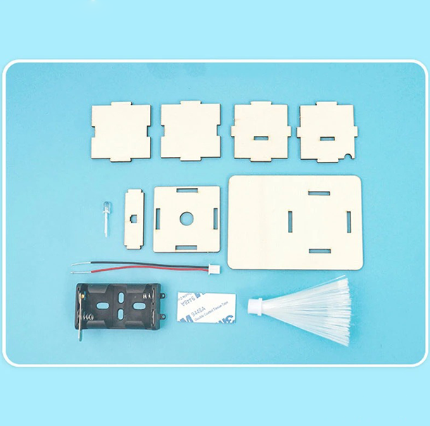 Colorful Fiber Optic DIY Pack STEM Toy Kids Science Education Set Rbt Projek Sekolah
