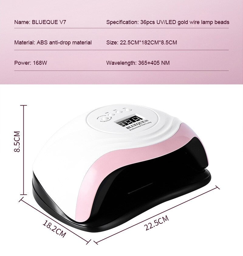 168W LED UV Curing Lamp | For UV Resin Craft | UV Light | Nails