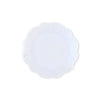 Miniature White Round Shaped Dessert Plate With Frill