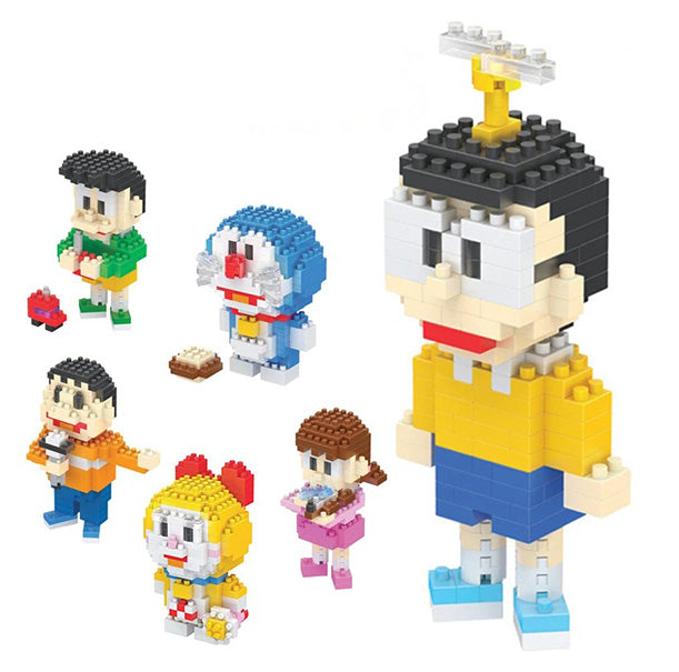 Micro Mini Nano Block Doraémon and Friends Building Blocks Toy