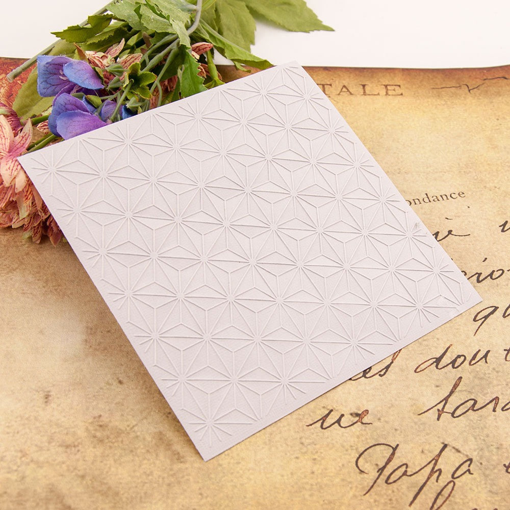 DIY Plastic Bump Embossing Template Stencil Folder for Album Scrapbooking Paper Art Craft Decoration