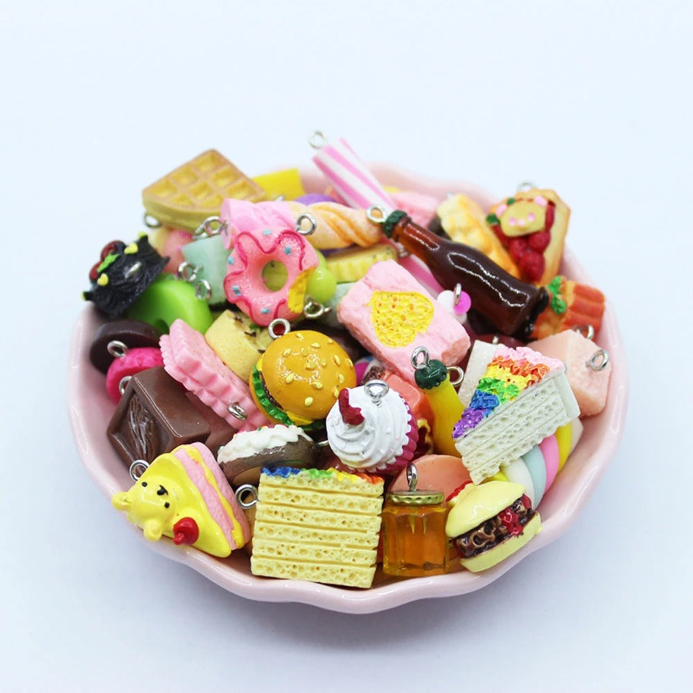 Food Assorted Mix Kawaii Decoden Kit Cute Cabochons