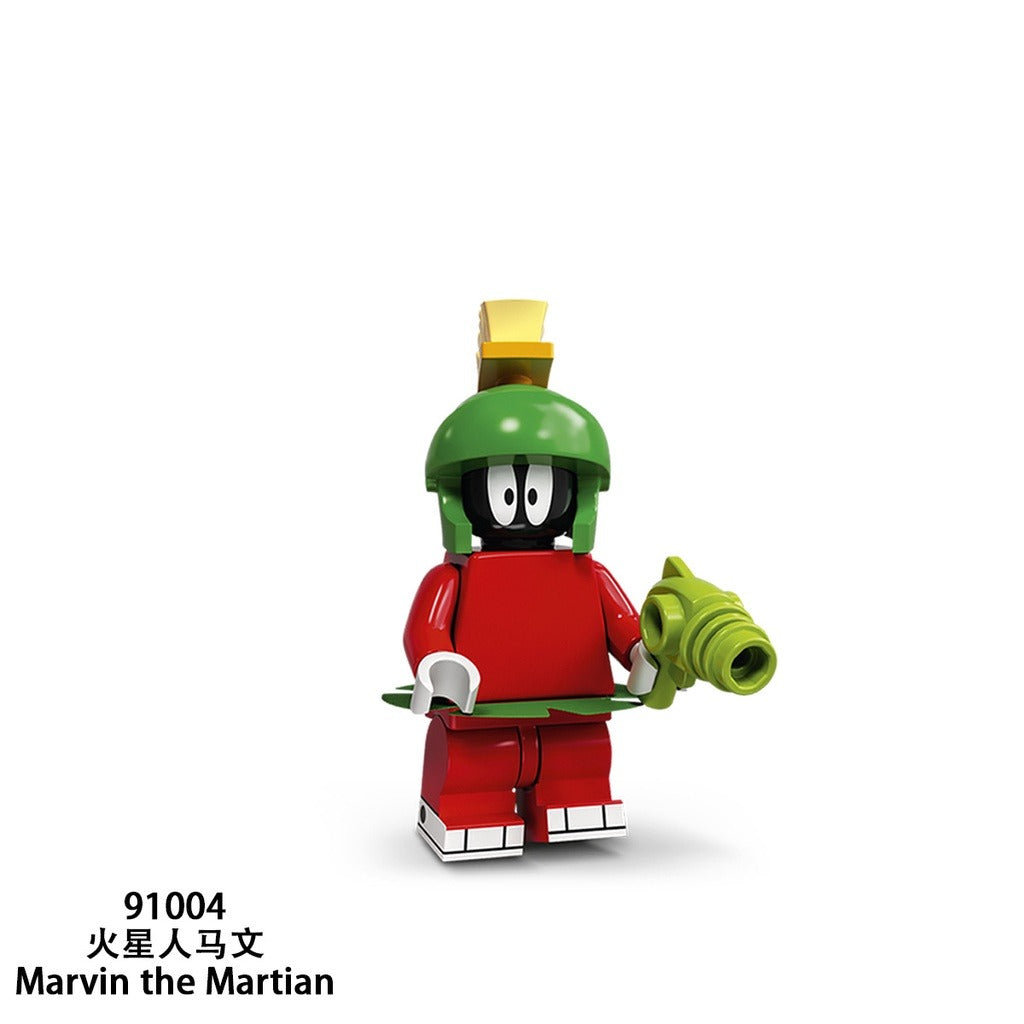 Disney Anime Bricks Mini Figures Building Blocks Cartoon Petunia Porky Pig Tasmanian Devil Mini Looney Tunes