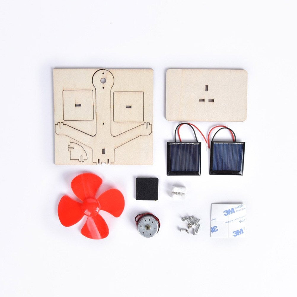 Solar Fan DIY Pack STEM Toy Kids Science Education Set Rbt Projek Sekolah