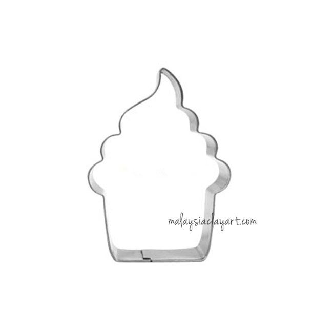 Cupcake Shaped Stainless Steel Frame Cutter