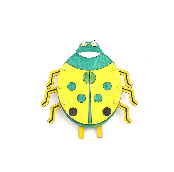 Ladybugs DIY Puzzle Pack STEM Toy | Science Education Set with Robotic Project | Rbt School Projects