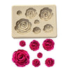 7 cavity Flower Silicone mold