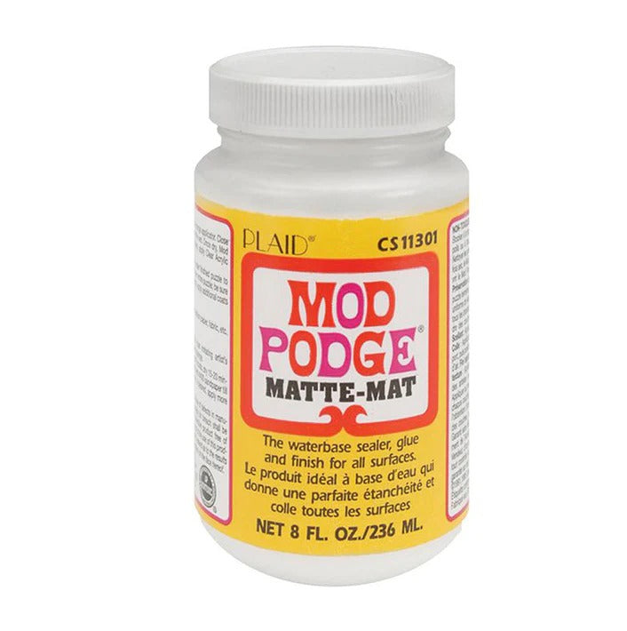 Glue Varnish/Mod Podge Gloss And Matte Waterbase Sealer, Glue and Finish