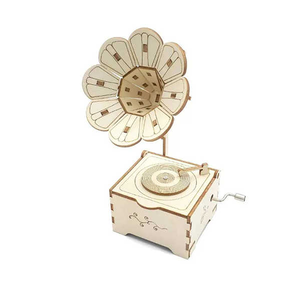 DIY Phonograph DIY Pack STEM Toy Kids Science Education Set Rbt Projek Sekolah