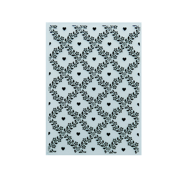 DIY Plastic Bump Embossing Template Stencil Folder for Album Scrapbooking Paper Art Craft Decoration