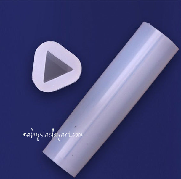 Triangle Long Pendant High Gloss Silicone Mold