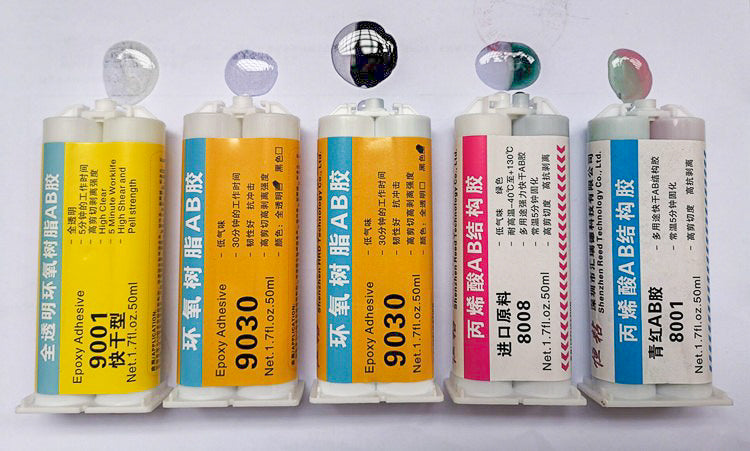 Epoxy Resin Acrylic AB Glue Adhesive 50ml Metal Glass Ceramic Wood Stone