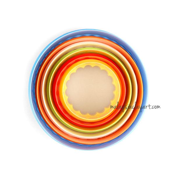 Round With Wave Shape 6 Pcs Cutter Set