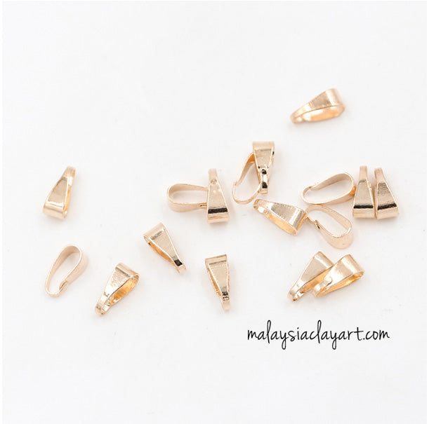 10pcs DIY Melon Seeds Buckle Pendants Clasps Hook