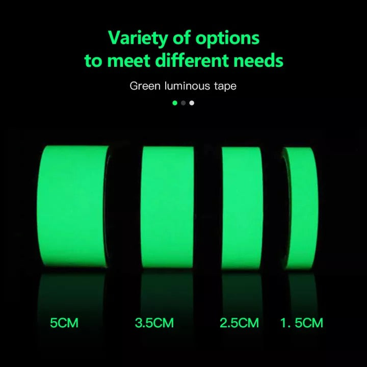 Glow in The Dark Tape,Luminous Tape Stage Home Decoration,Home Stairs, Walls, Steps, Exit Signs
