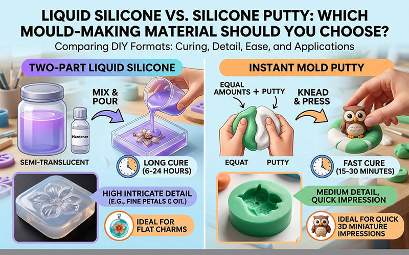 Liquid Silicone vs. Silicone Putty: Which Mould-Making Material Should You Choose?