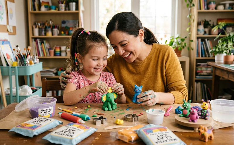 Making Memories Together: How Air Dry Clay Helps Parents and Kids Bond Better